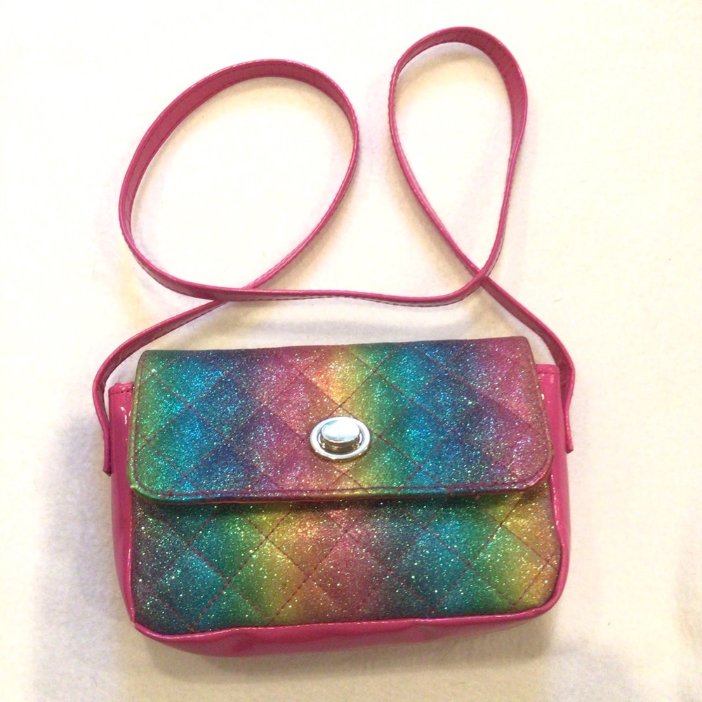 The children’s Place rainbow sparkly purse